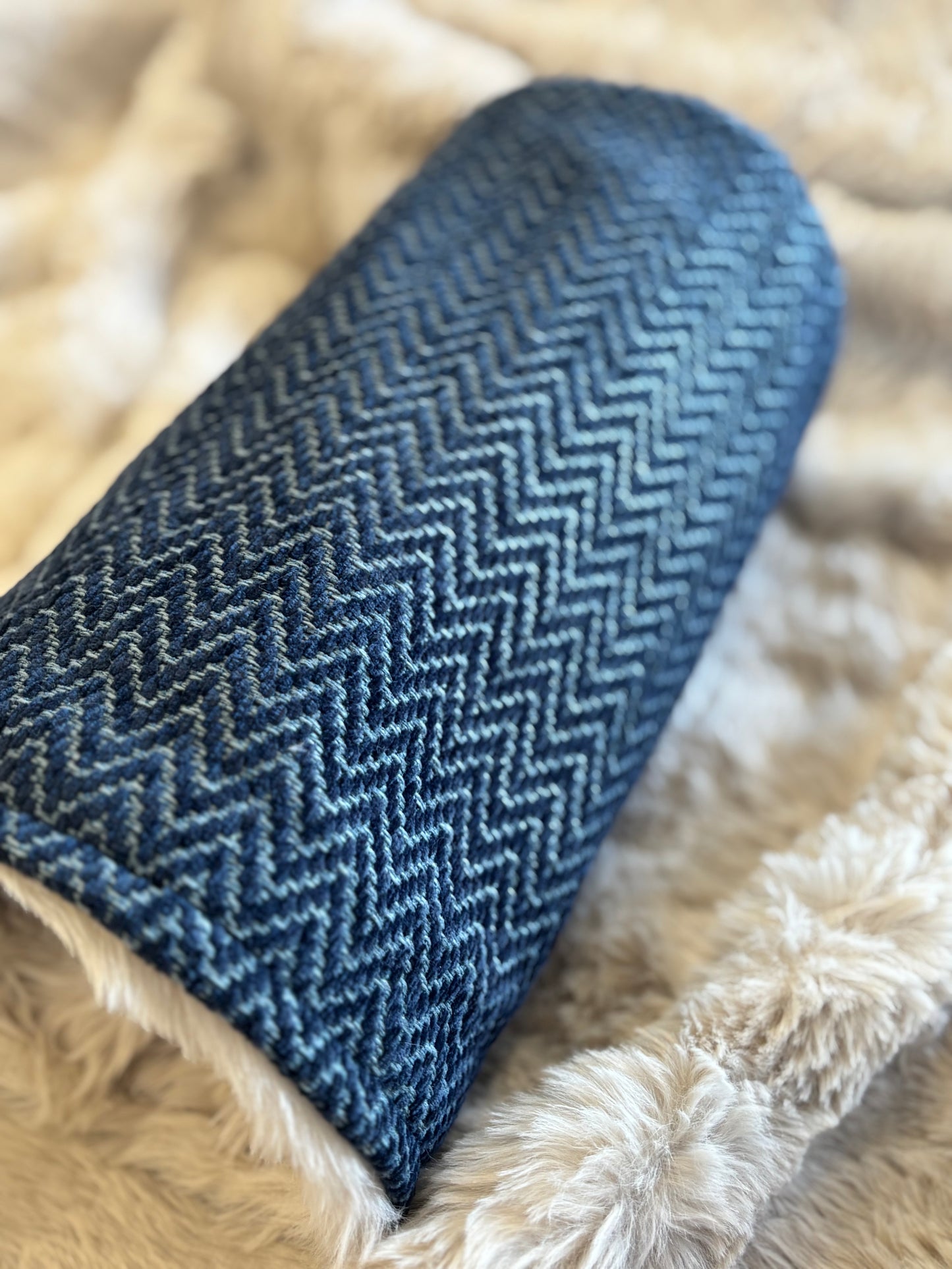 Blue Herringbone Headcover