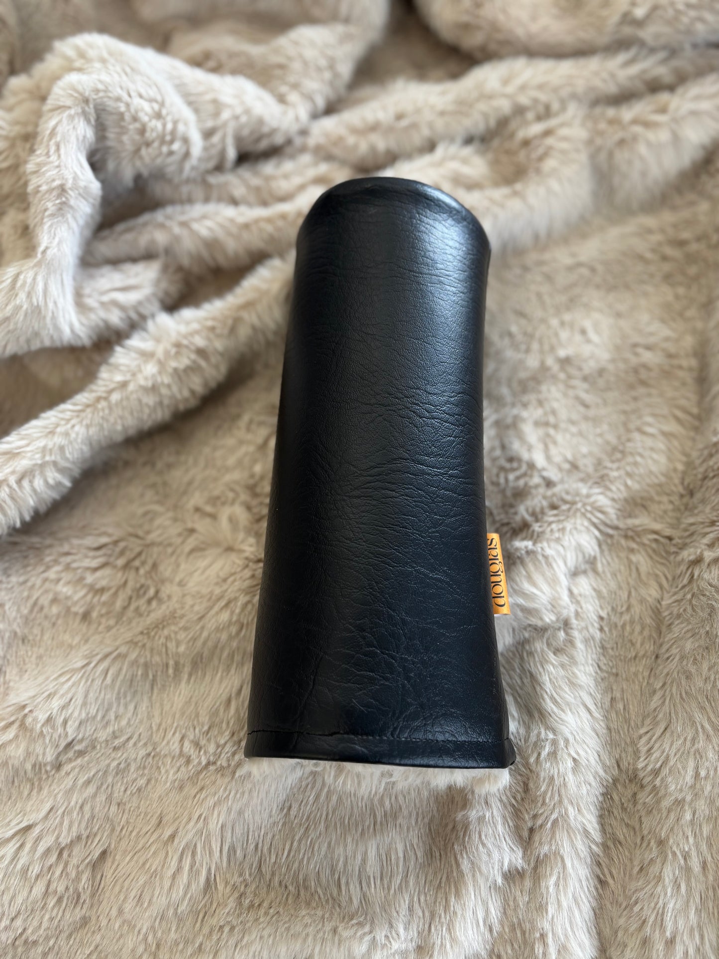 Black Faux Leather Headcover