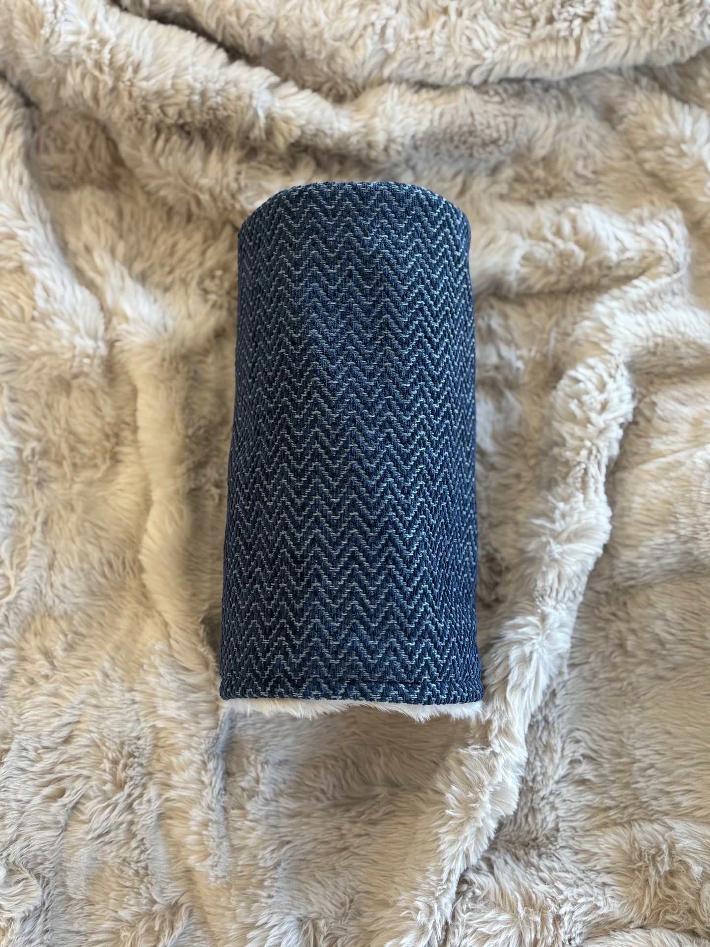 Blue Herringbone Headcover