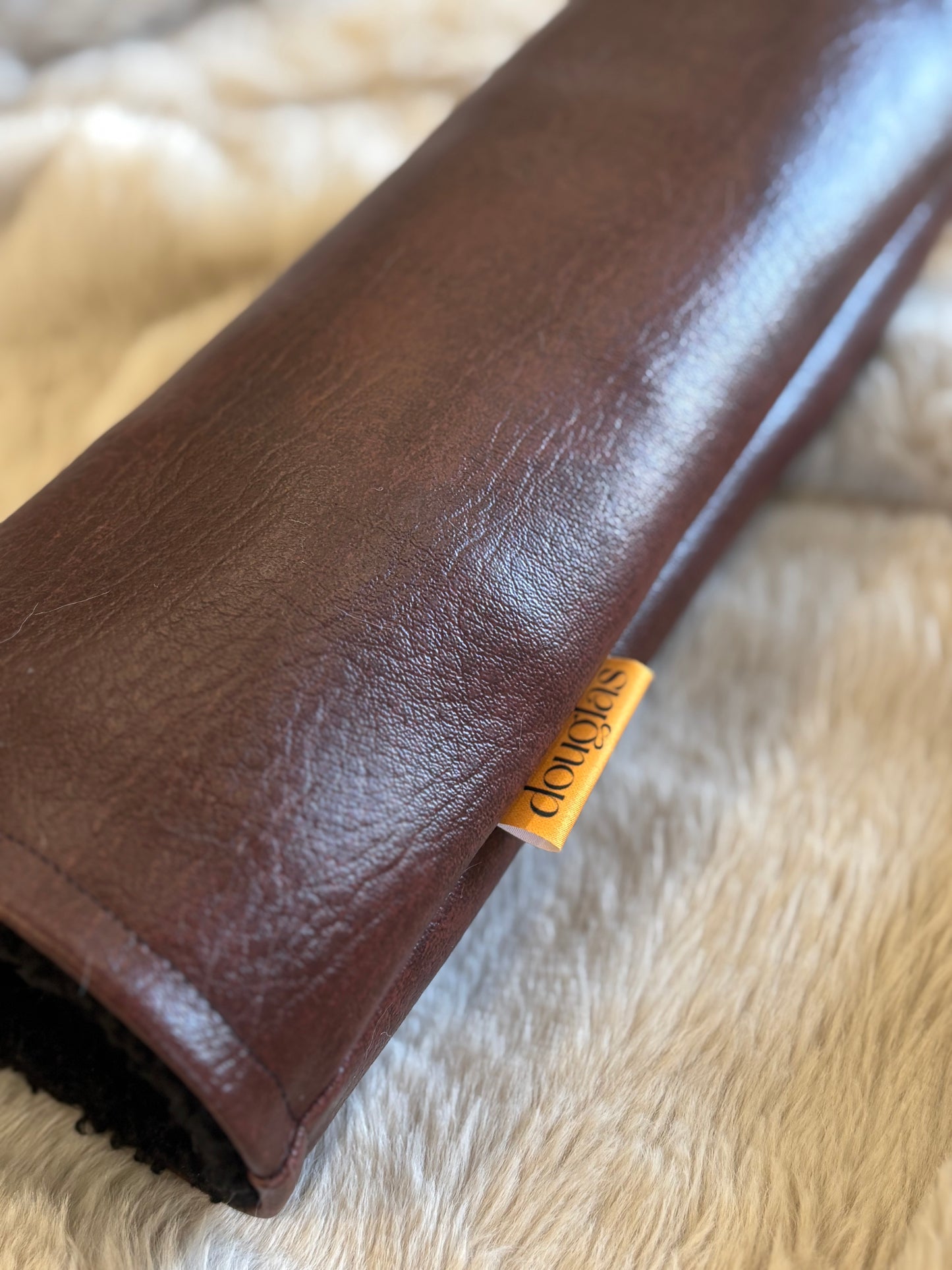 Chestnut Brown Faux Leather Headcover