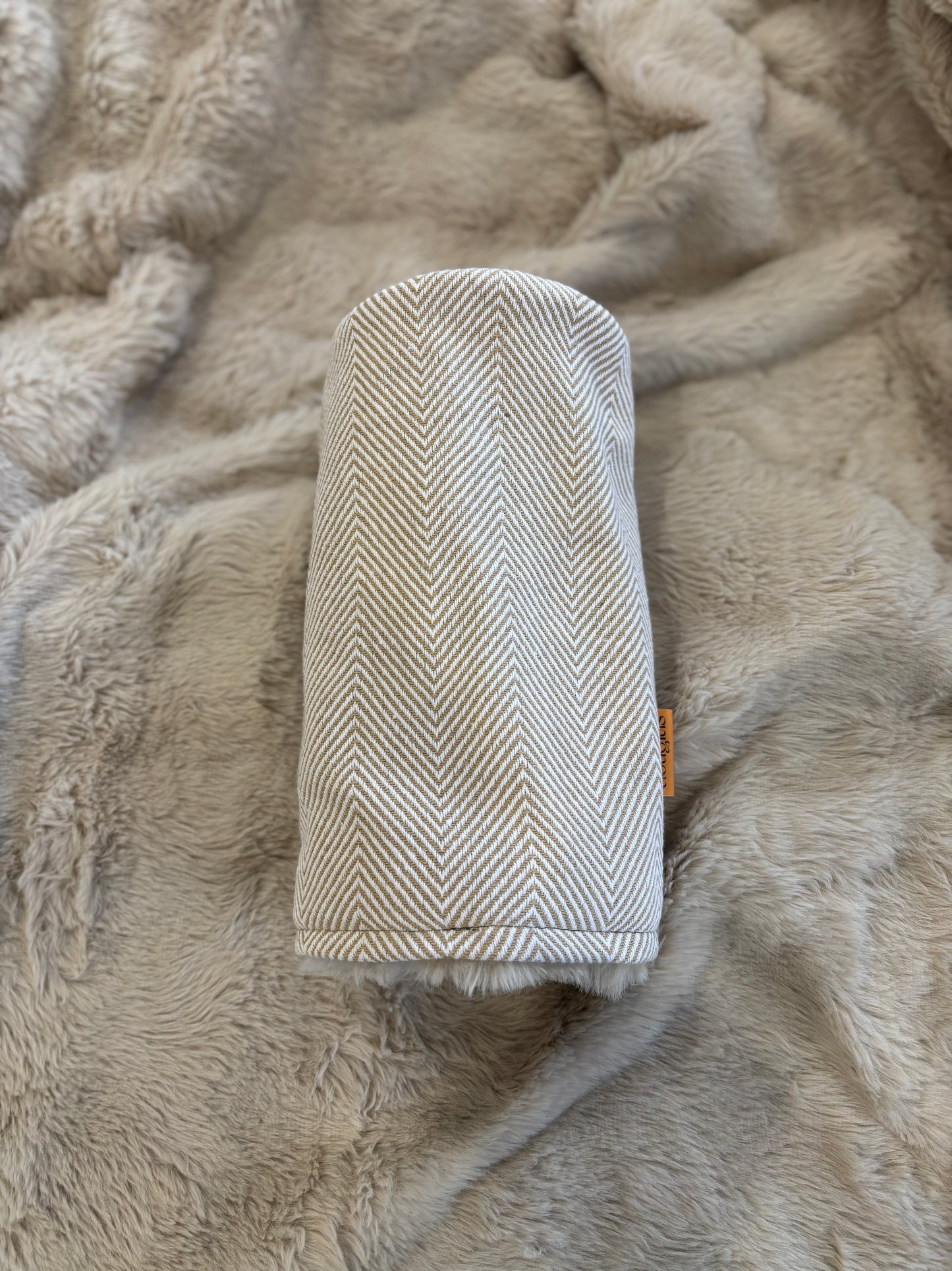 Beige Herringbone Headcover