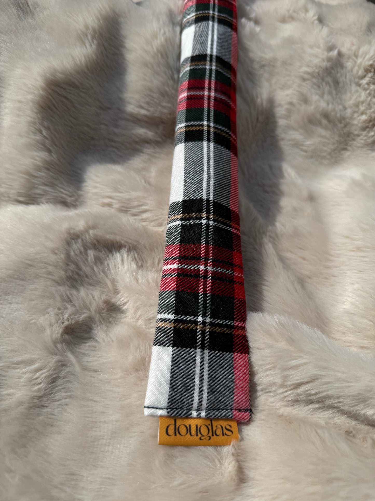 Red Black Tartan Alignment Stick Cover