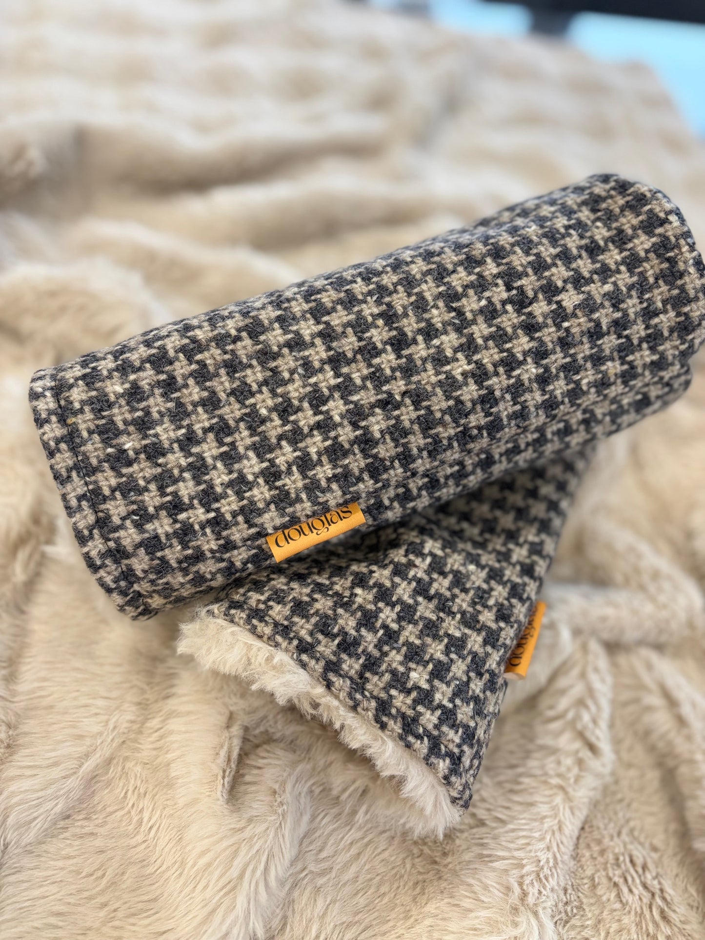 Antrim Grey Houndstooth Wool Headcover