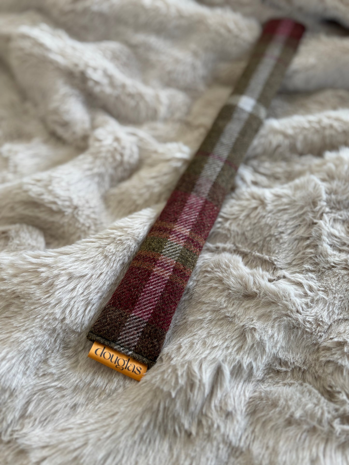 Red Tartan Alignment Stick Cover