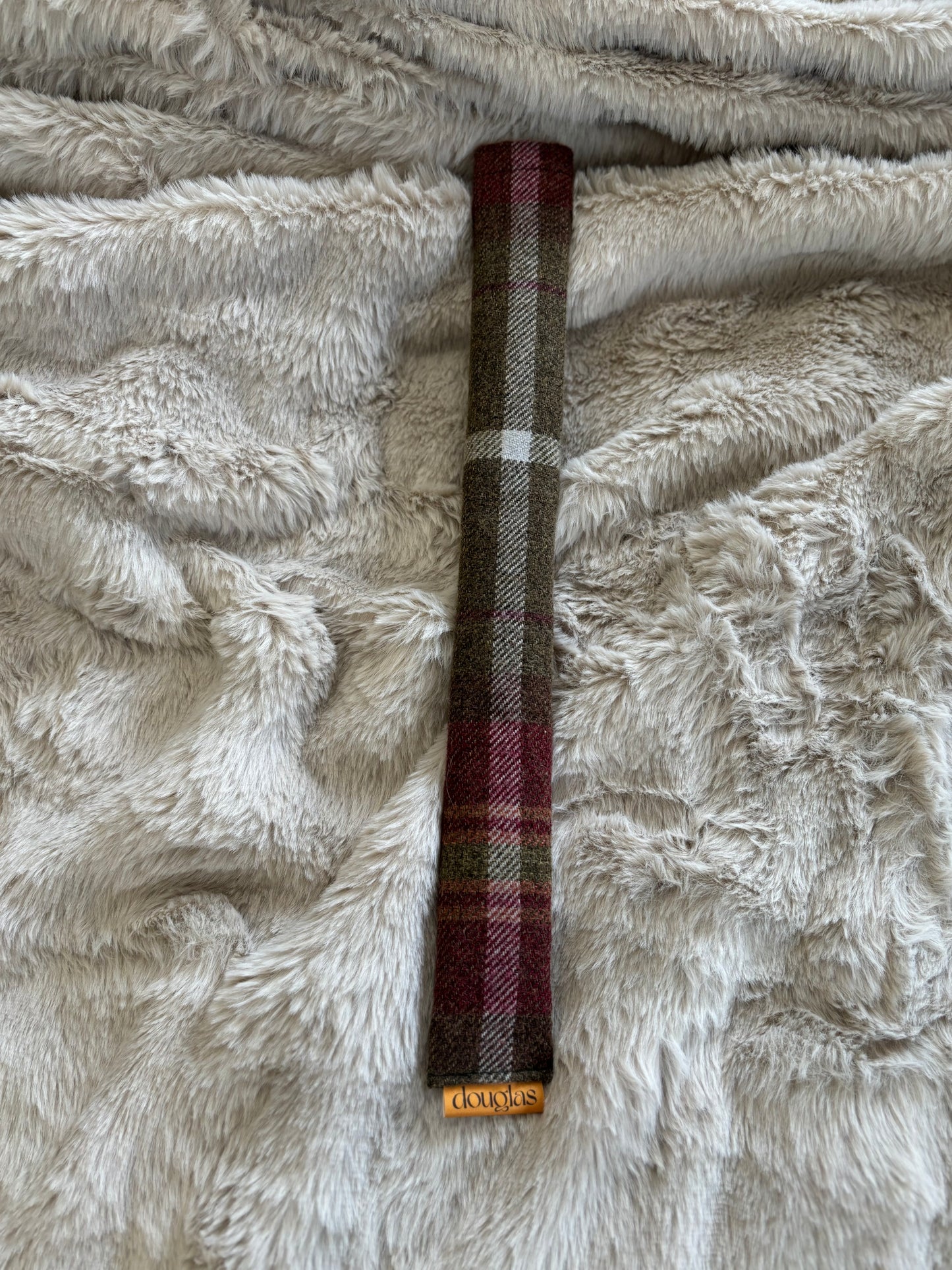 Red Tartan Alignment Stick Cover