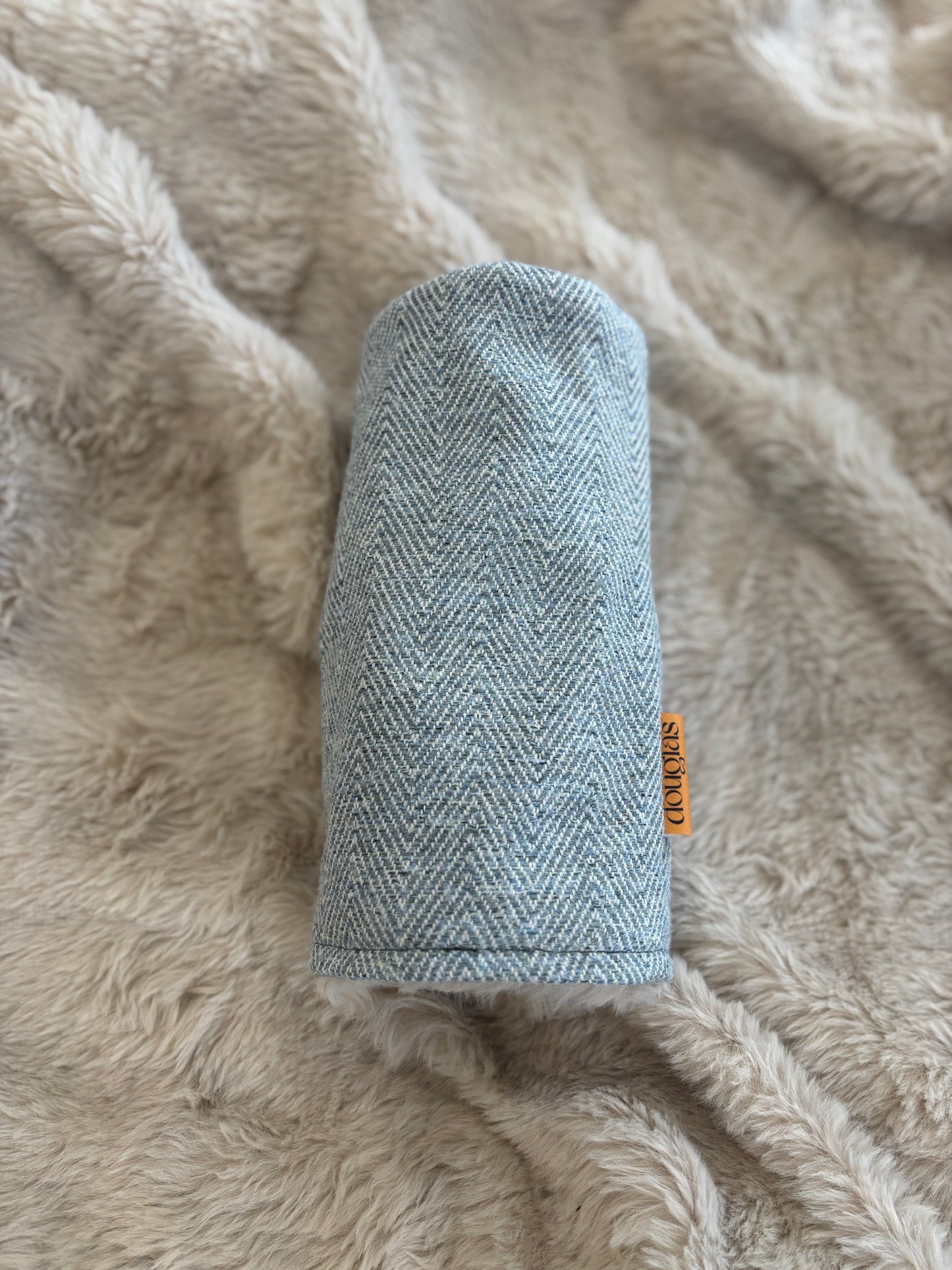 Sky Blue Herringbone Headcover