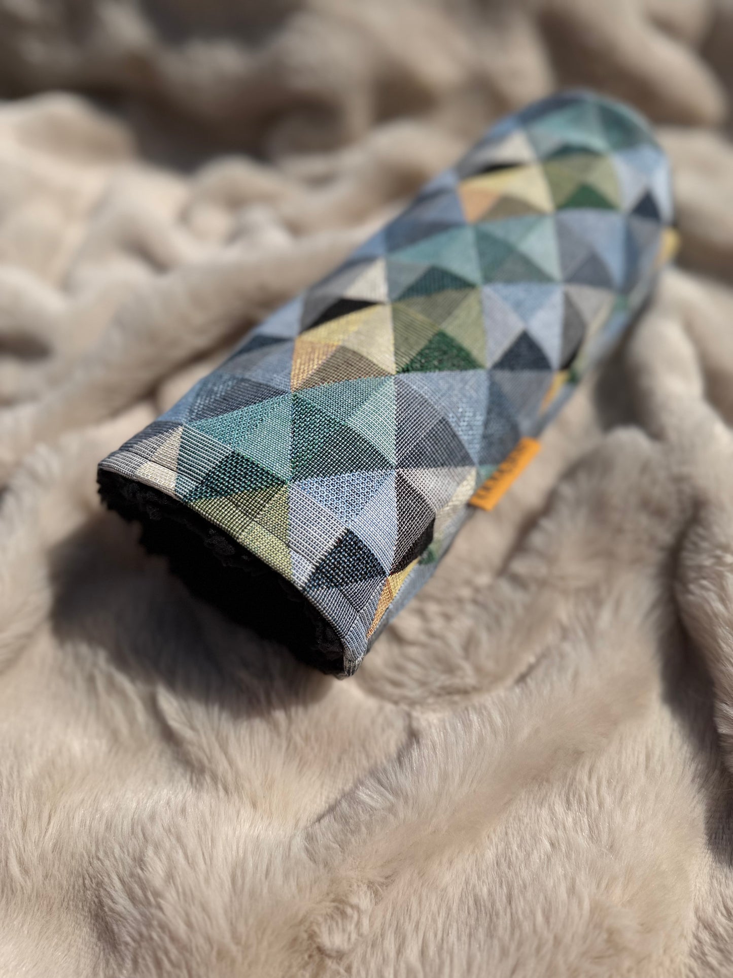 Geometric Blue Headcover