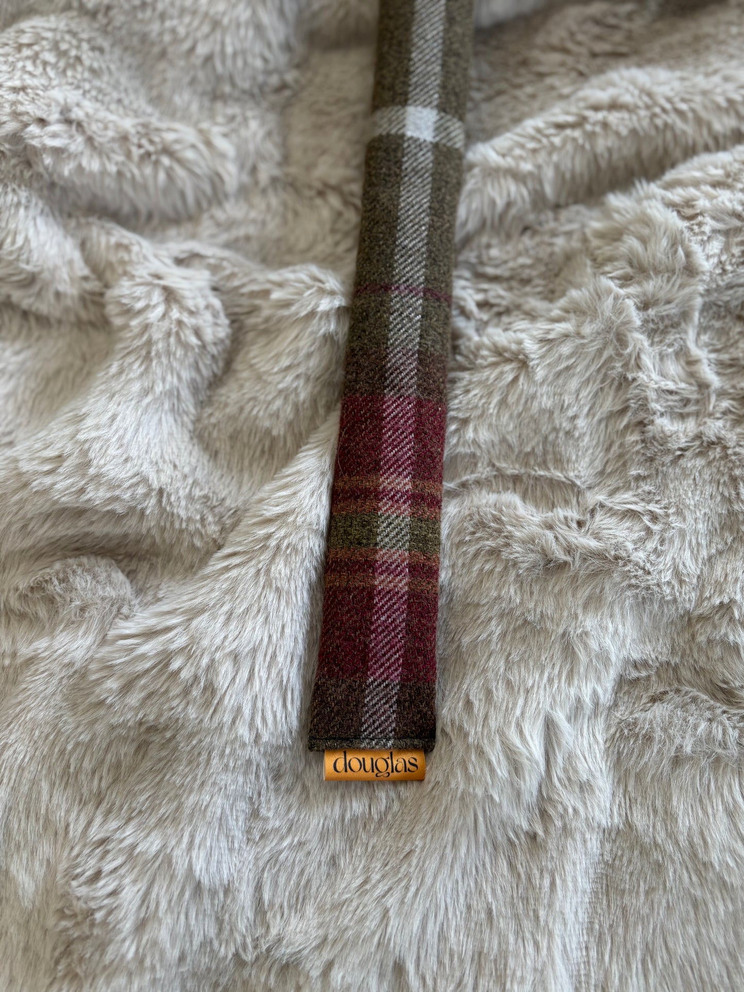 Red Tartan Alignment Stick Cover