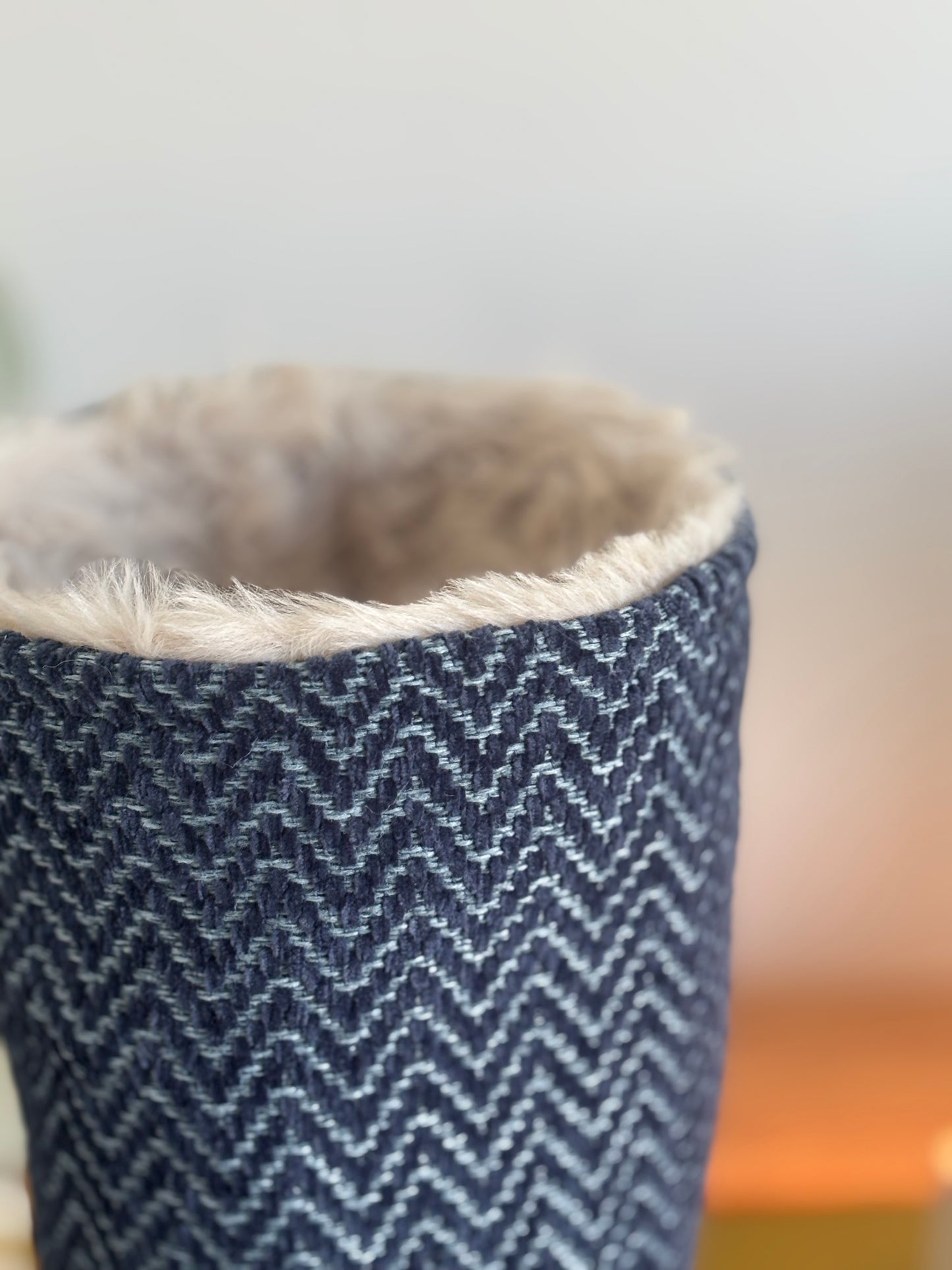 Blue Herringbone Headcover