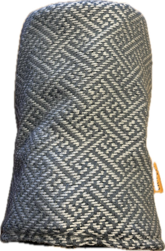 Grey- Blue Geometric Tweed Headcover