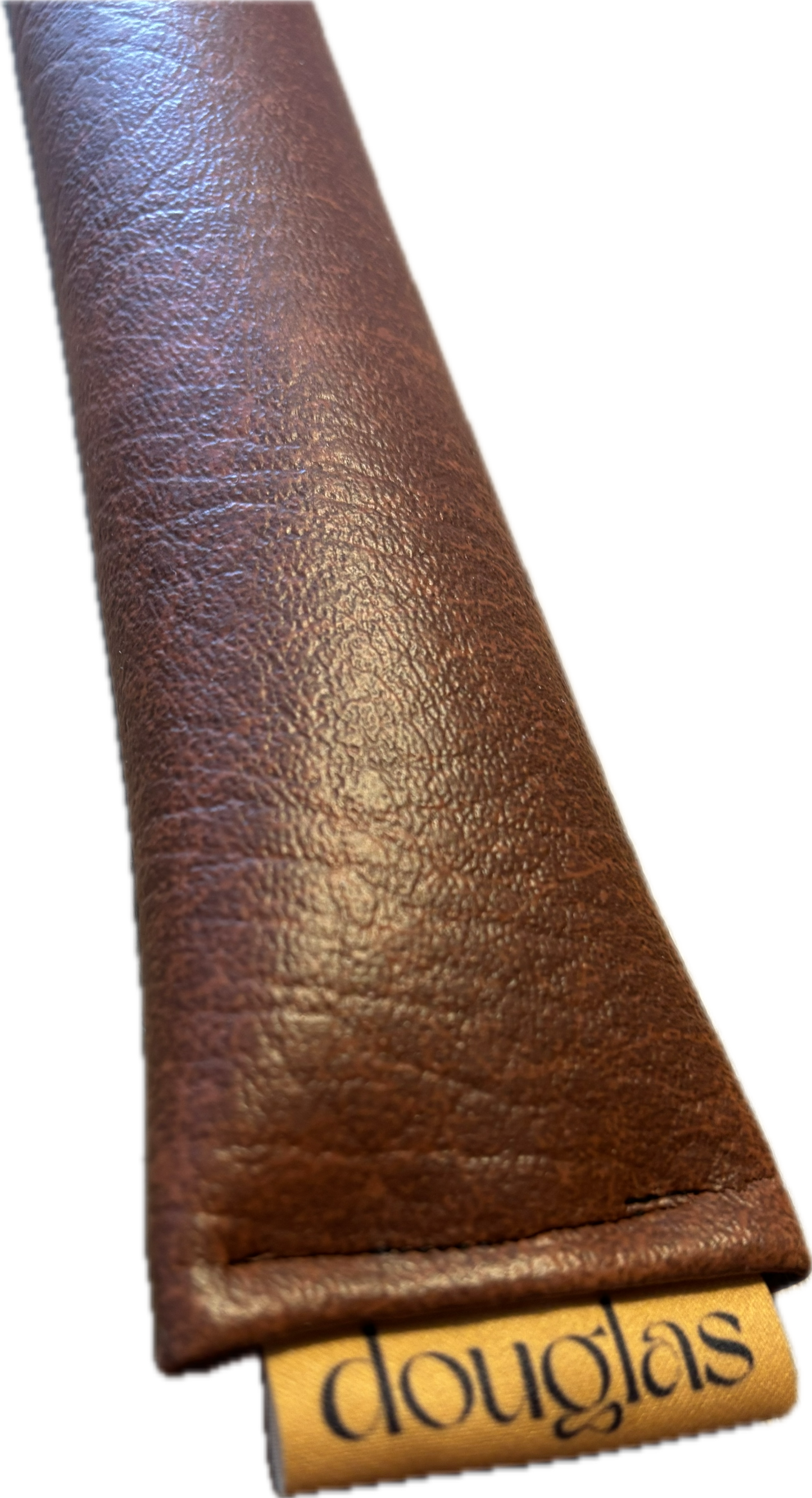 Chestnut Brown Faux Leather Alignment Stick Cover