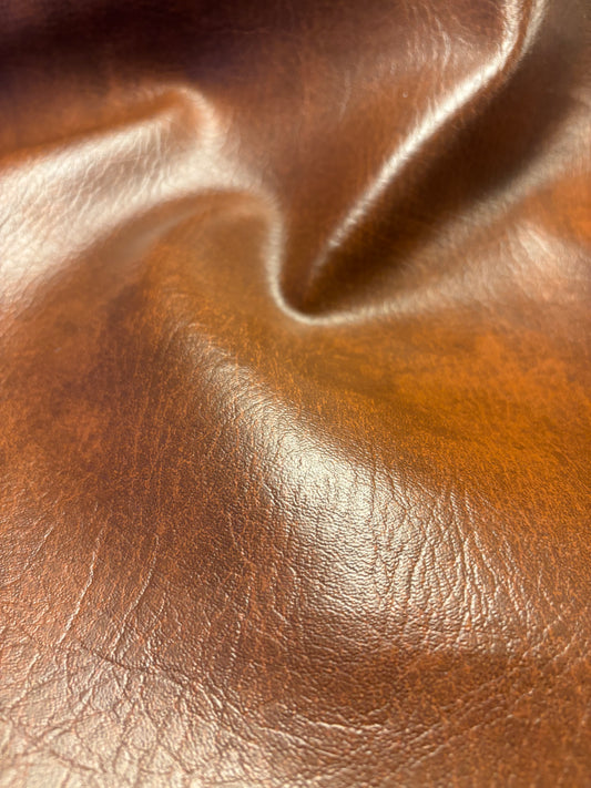Chestnut Brown Faux Leather Headcover