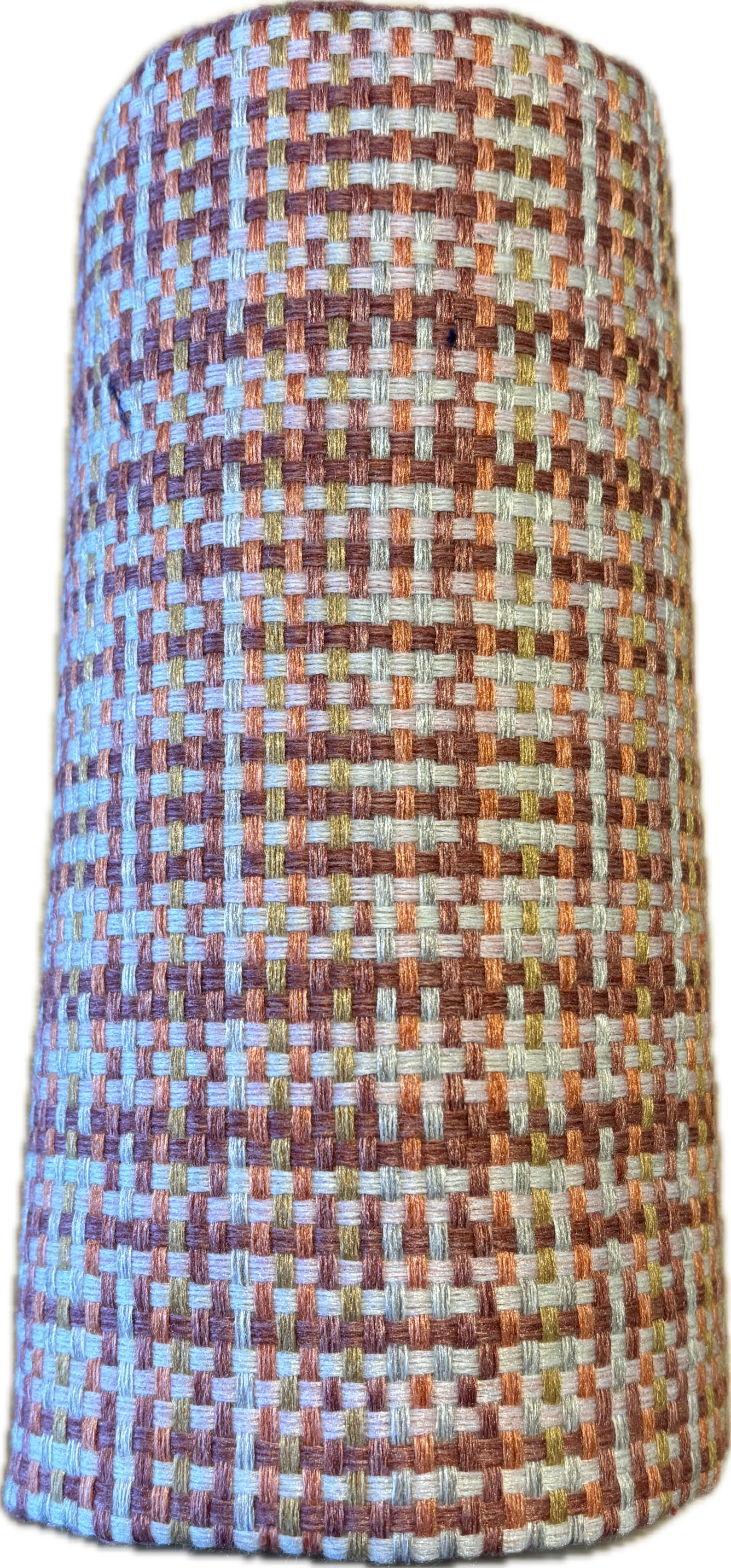 Orange Basket Weave Tweed Headcover