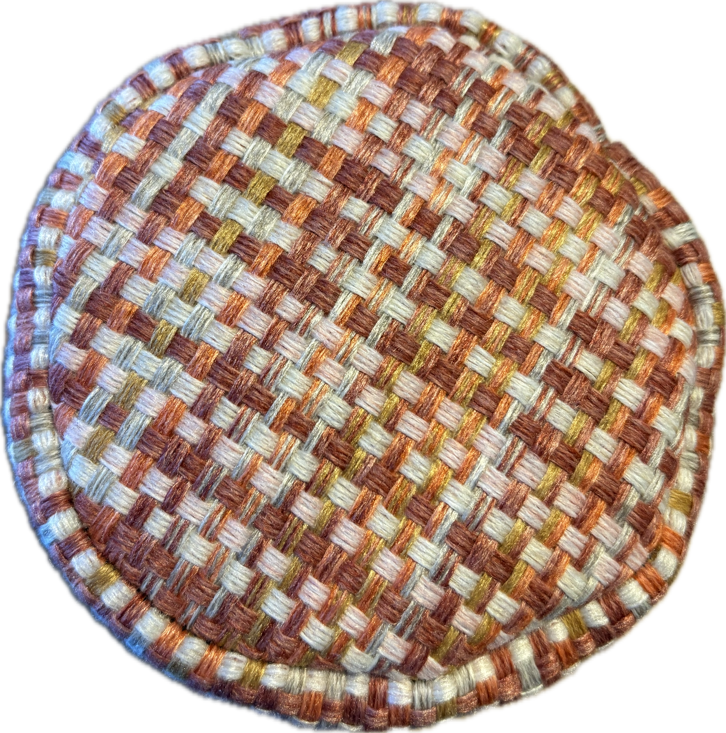 Orange Basket Weave Tweed Headcover